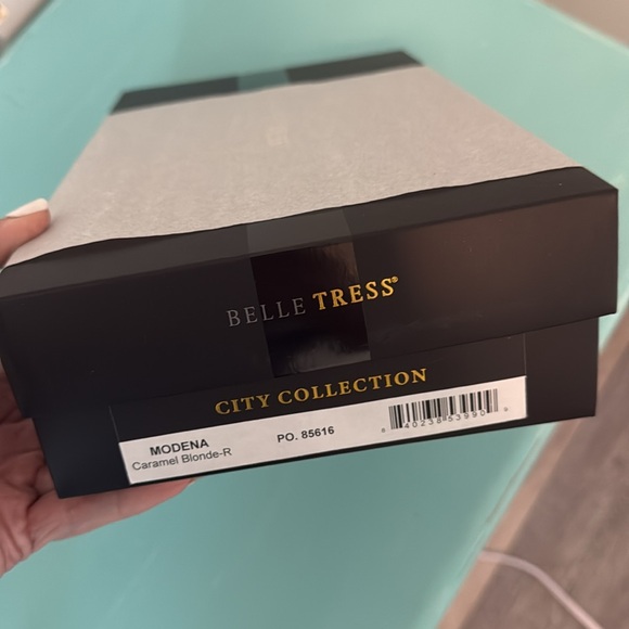 NIB BELLE TRESS MODENA CARAMEL BLONDE R & PERFECT! Full Lace Front & Mono Part - Picture 5 of 5